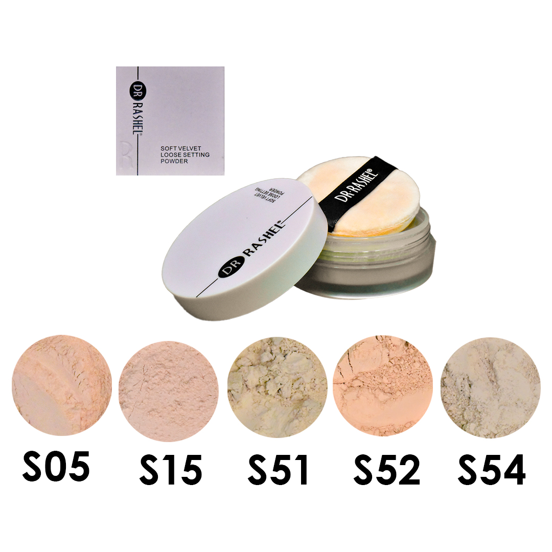 Polvos sueltos dr rashel soft velvet caja palo rosa