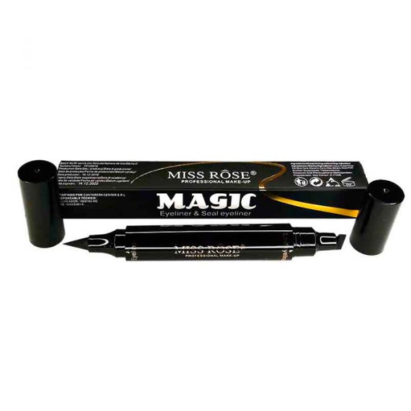 Delineadores magic Miss Rose caja negra 2 puntas LOTE4