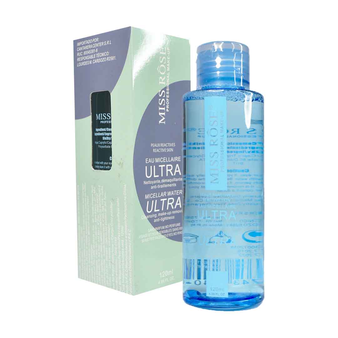 Agua micelar miss rose de 120ml