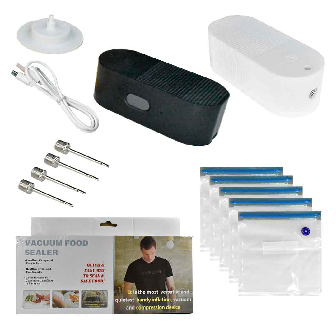 Sellador de alimentos e inflador vacuum food sealer