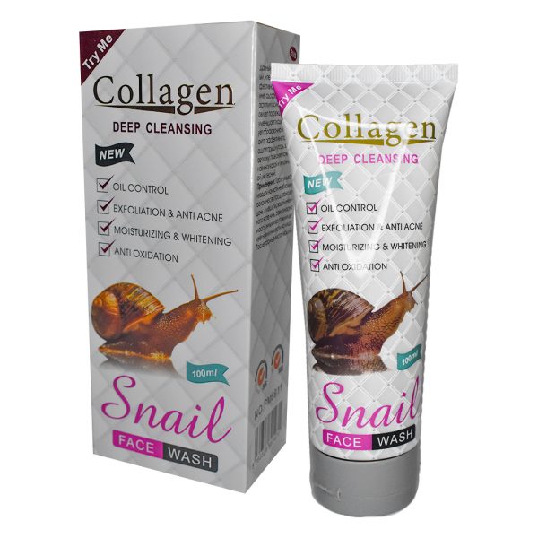 Limpiador aclarante y exfoliante colagen snail