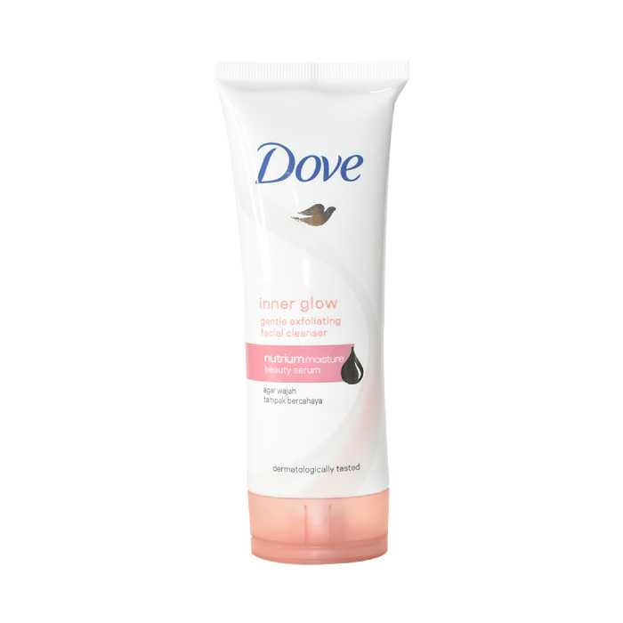 Jabon facial exfoliante dove inner glow rosa