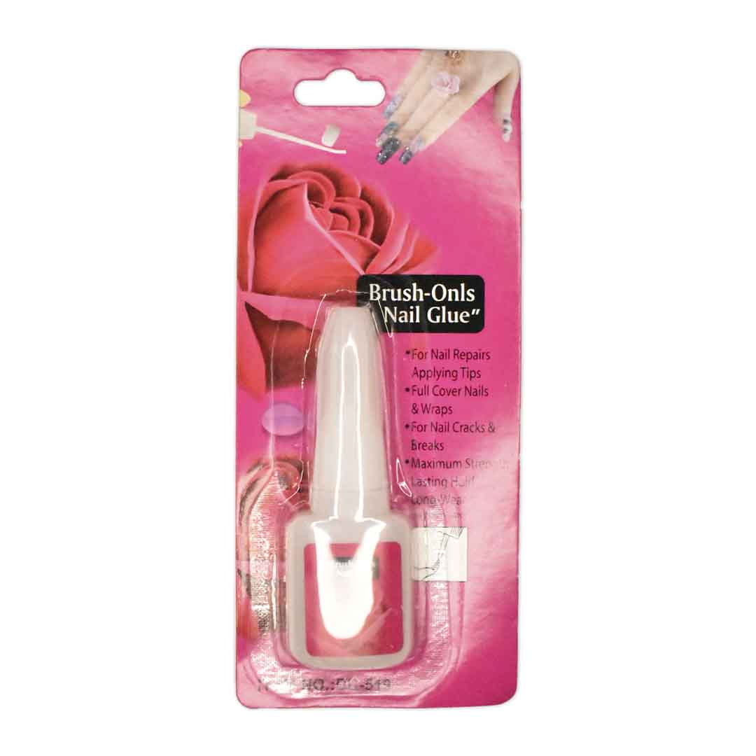 Pegamento de uñas brush nail empaque rosado
