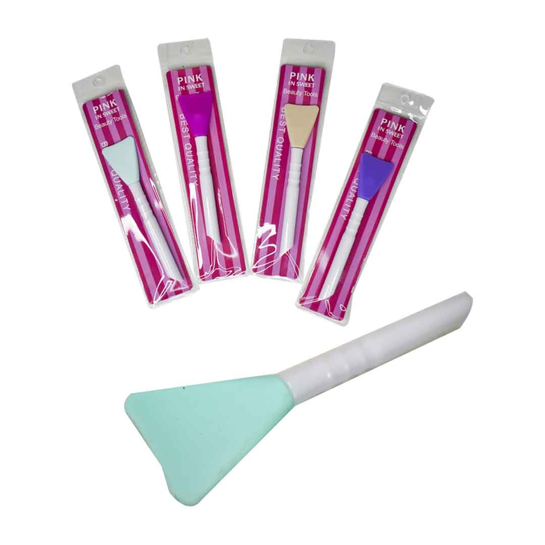 Brocha triangular de punta plana aplicadora de mascarillas