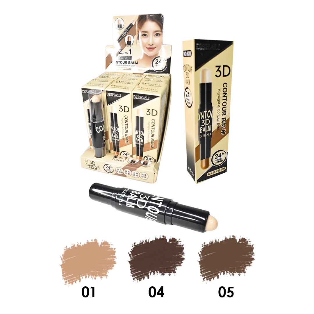 Contorno e iluminador 3d dishali 2 en 1
