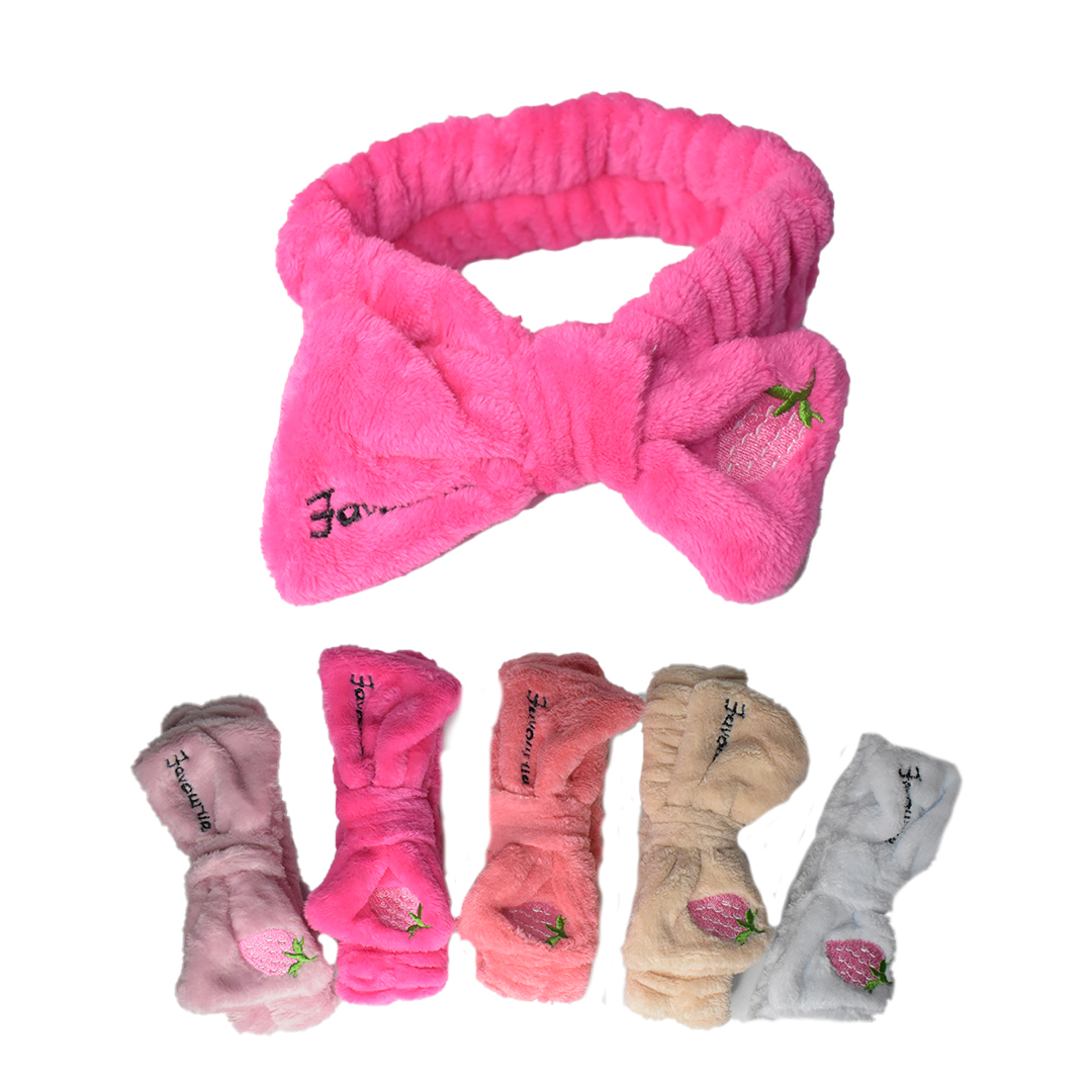 Banditas de moño con fresas