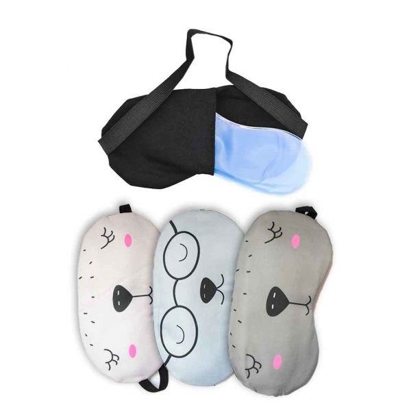 Antifaz para dormir con diseño ojos de osos