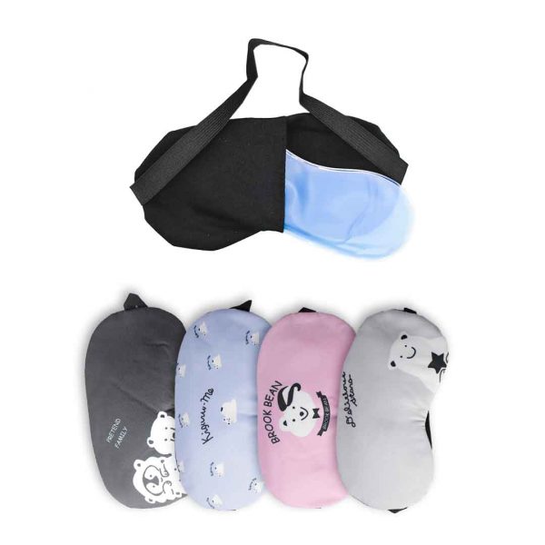 Antifaz para dormir con diseño liso de osos