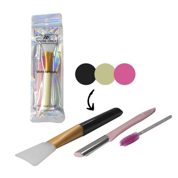 Kit de aplicador, cepillo y  perfilador de cejas muse only