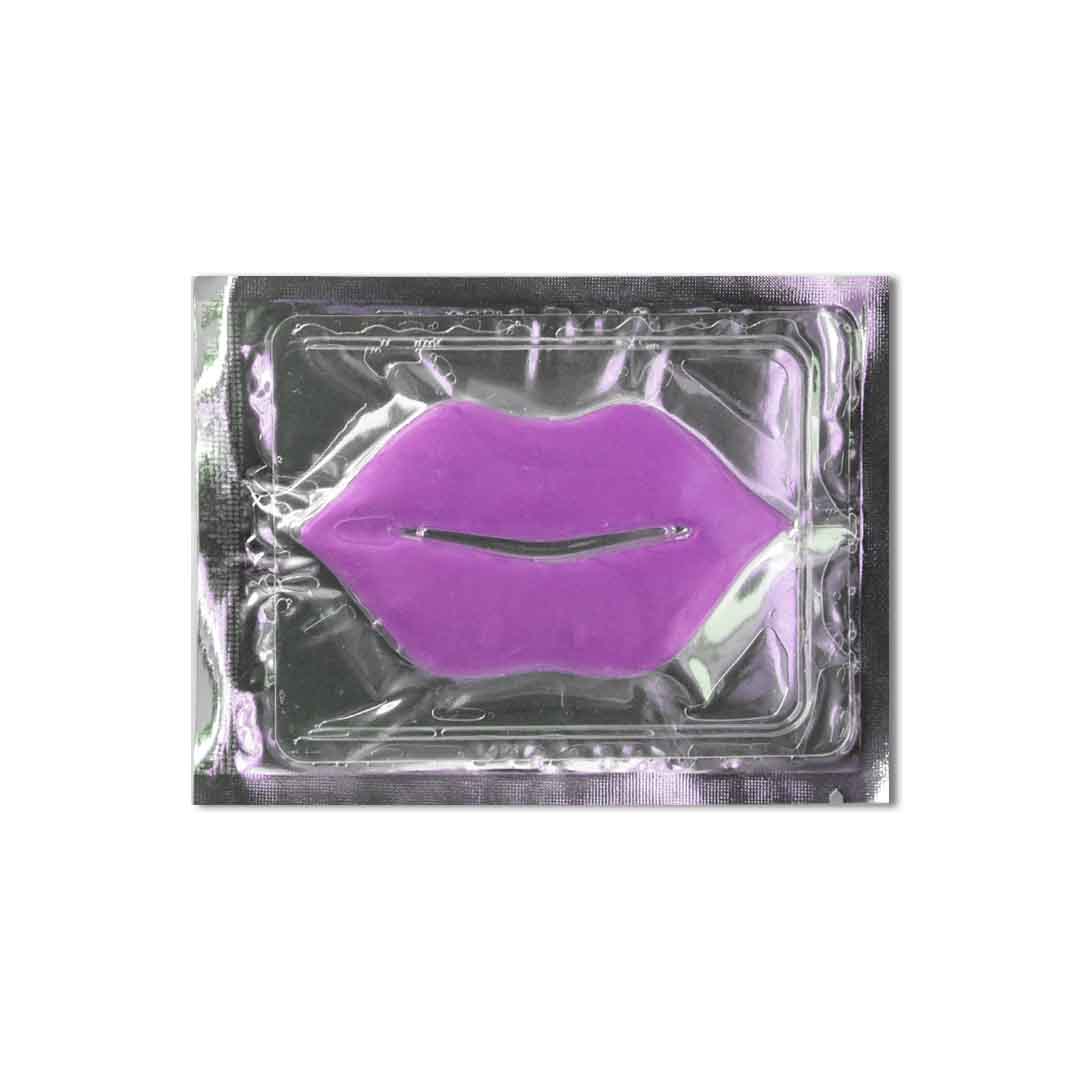 Parches de colageno para labios fucsia empaque transparente