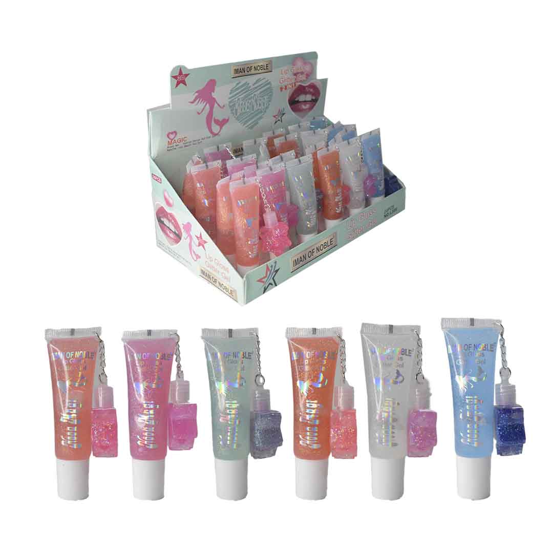 Brillos de sirena nooa magi con llavero estrella