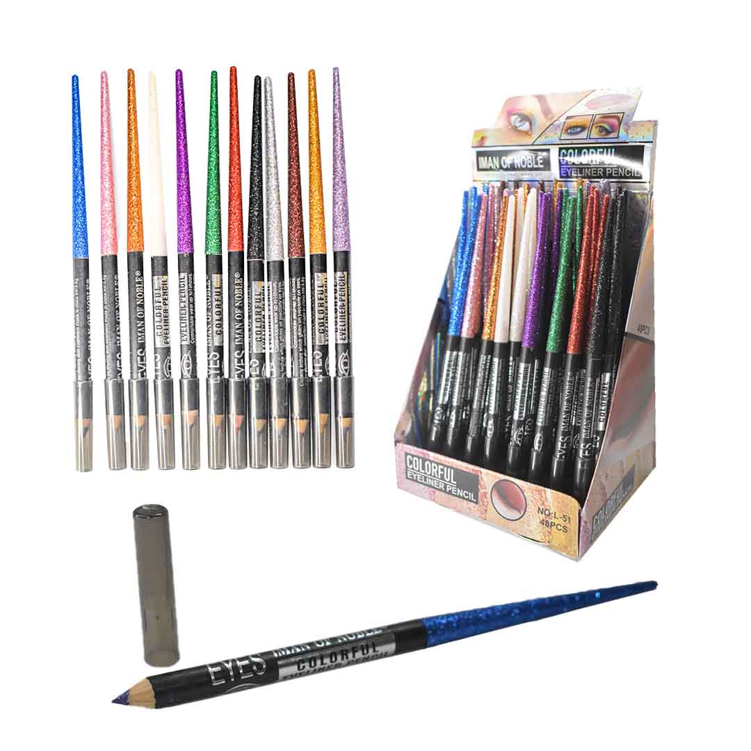 Delineadores en lápiz iman of noble glitter de colores