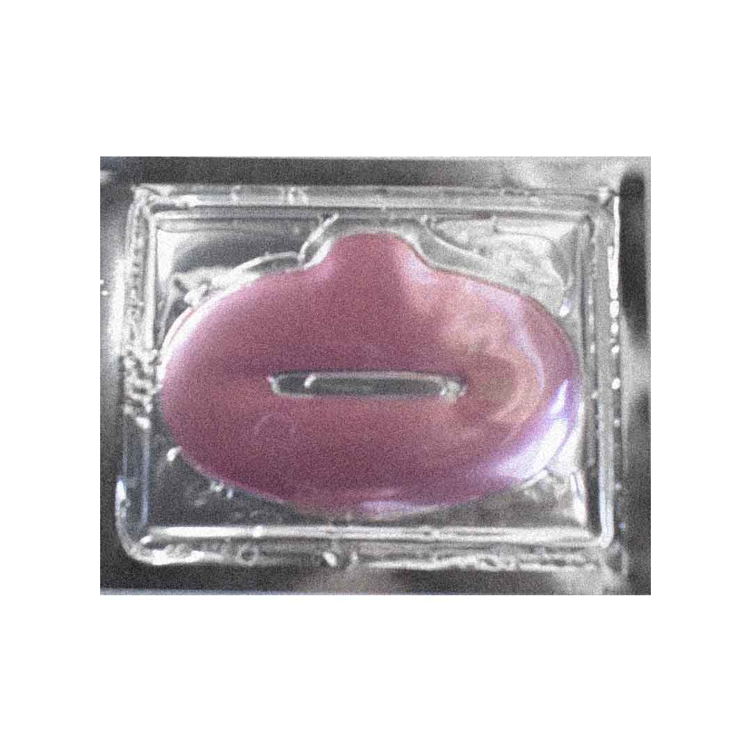 Parches de colageno para labios redondos empaque transparente