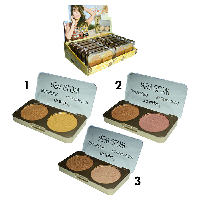 Iluminador bronzer naked 8 new glow 2c