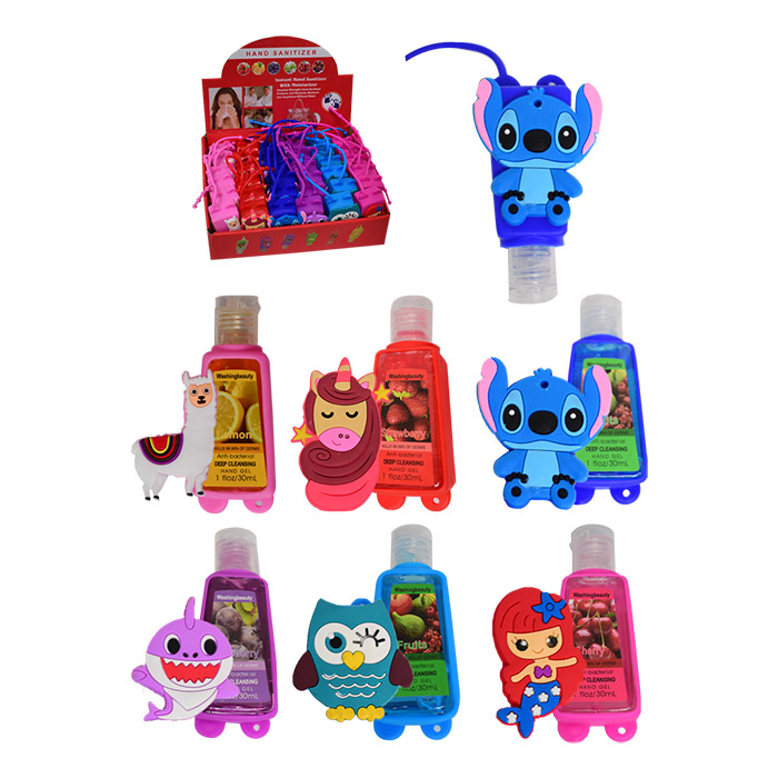 Gel antibacterial portable con diseños varios a