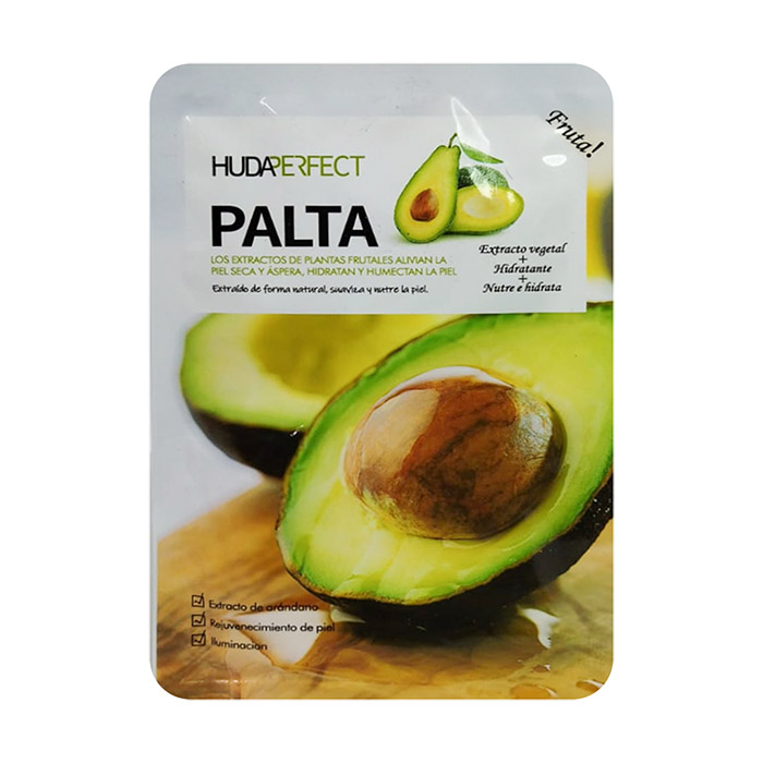 Mascarilla en sobre hudaperfect de aguacate palta