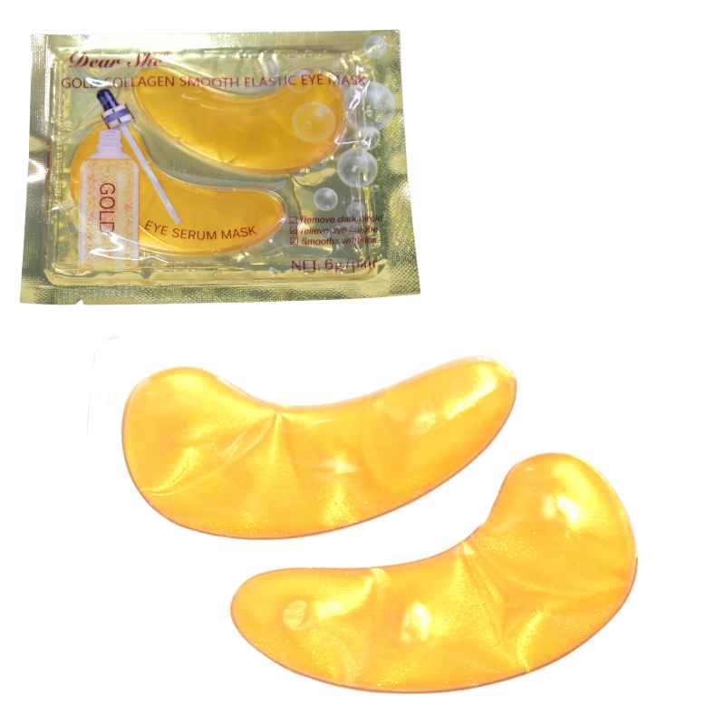 Parches para ojeras dear she color dorados gold