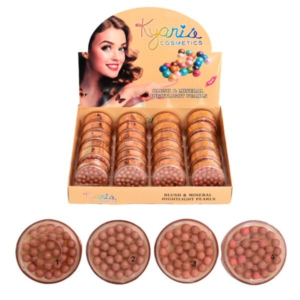 Kyanite cosmetics rubores minerales de perlas