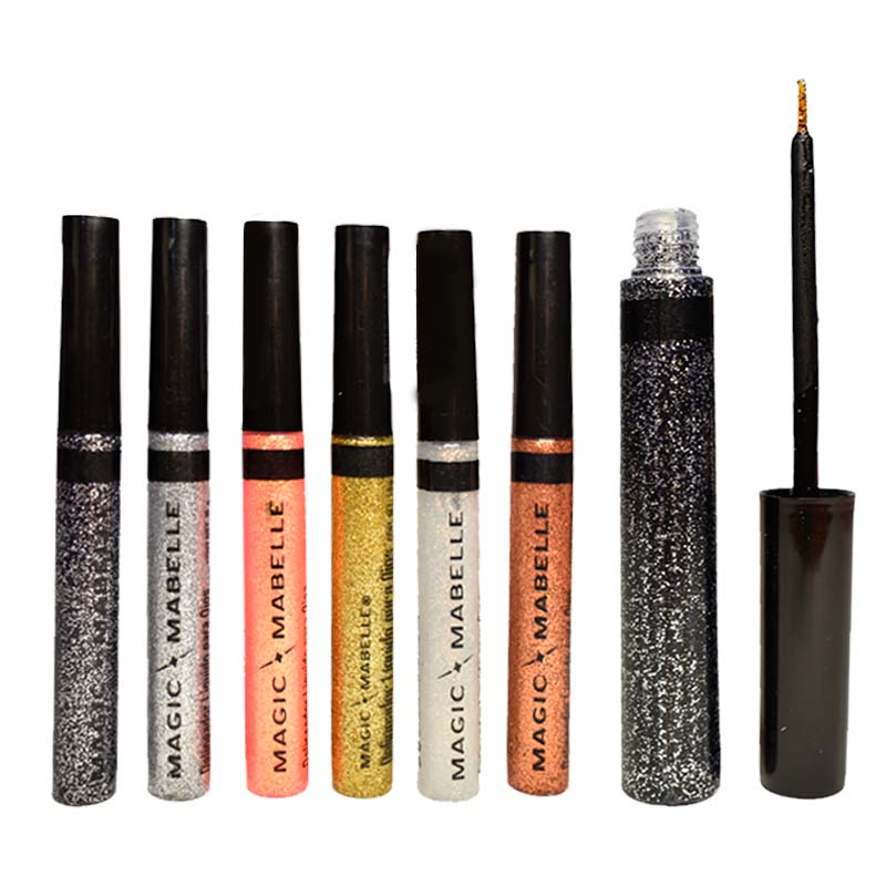 Delineador liquido magic mabelle tonos glitter
