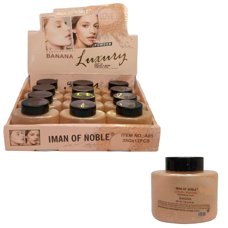 Polvos sueltos banana Luxury Powder Iman of Noble