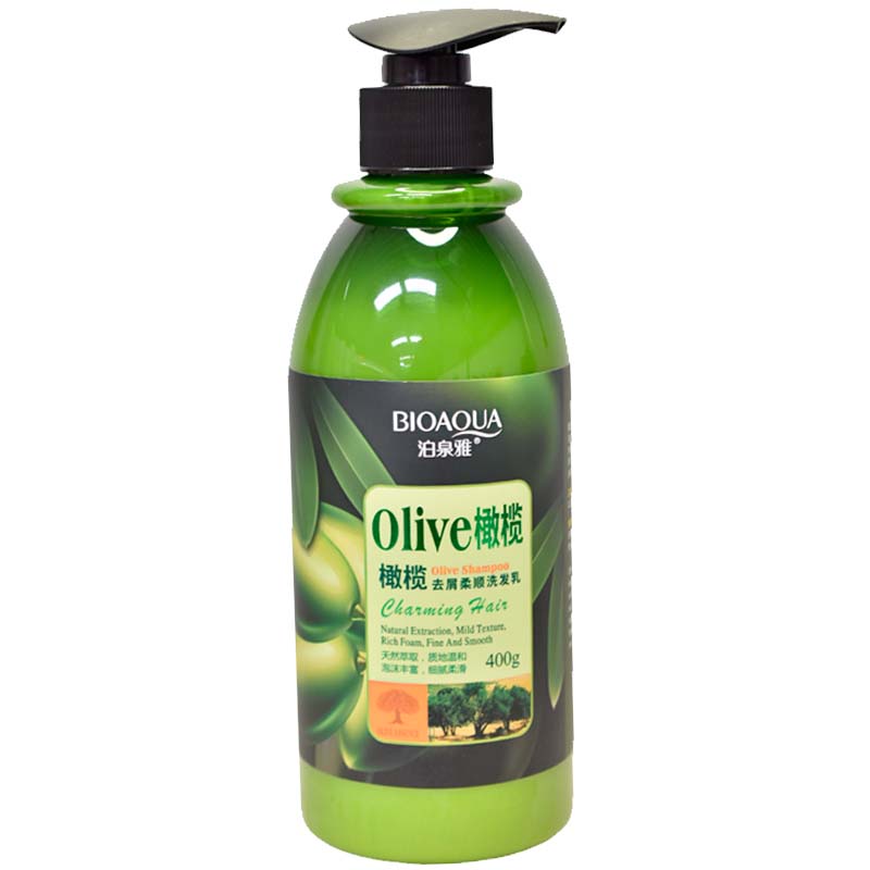 Shampoo Bioaqua con extracto de oliva  400g