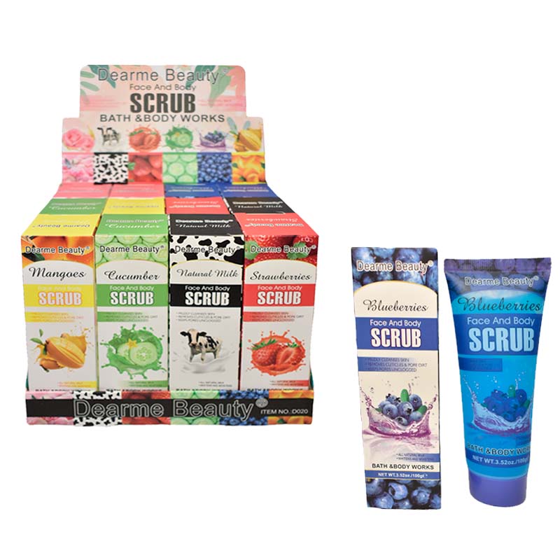 Exfoliante facial y corporal de frutas Dearme Beauty