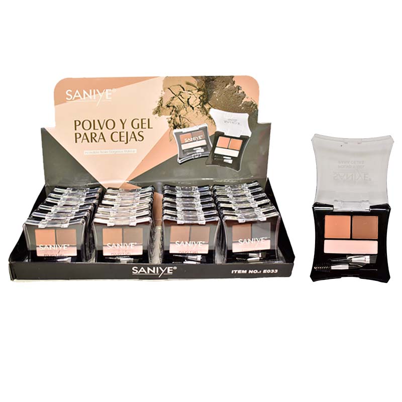 Kit polvo y gel para cejas Saniye