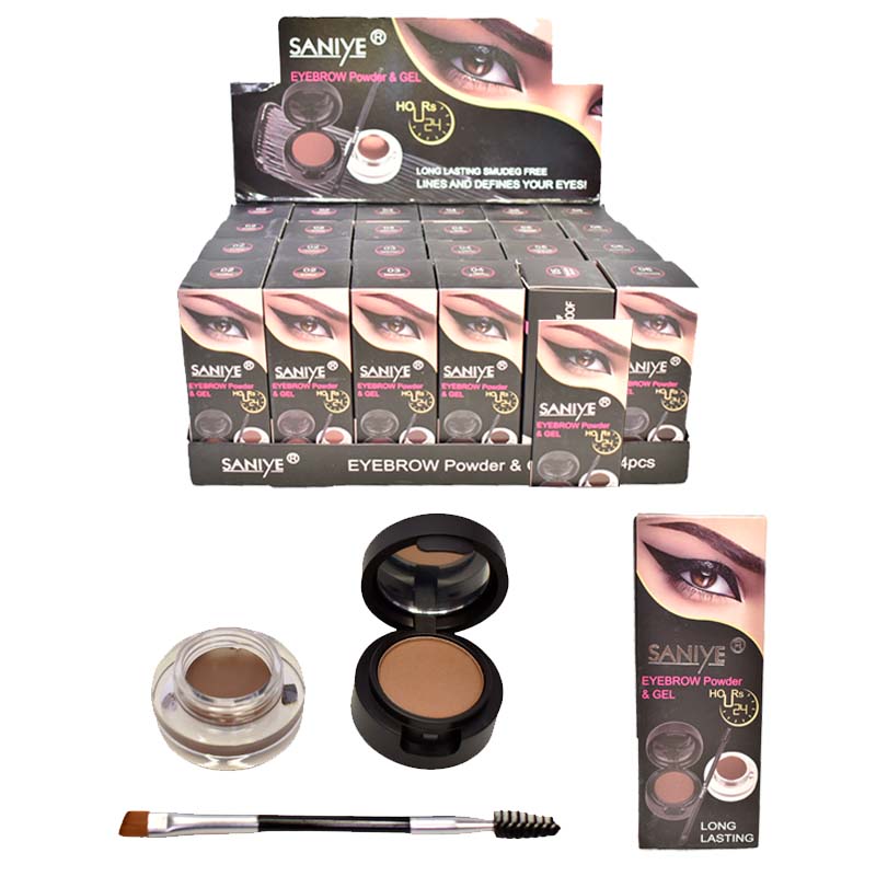 Kit de pomada y polvo para cejas Sniye