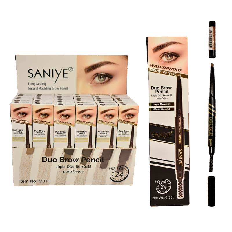 Delineador retractil para cejas a prueba de agua saniye