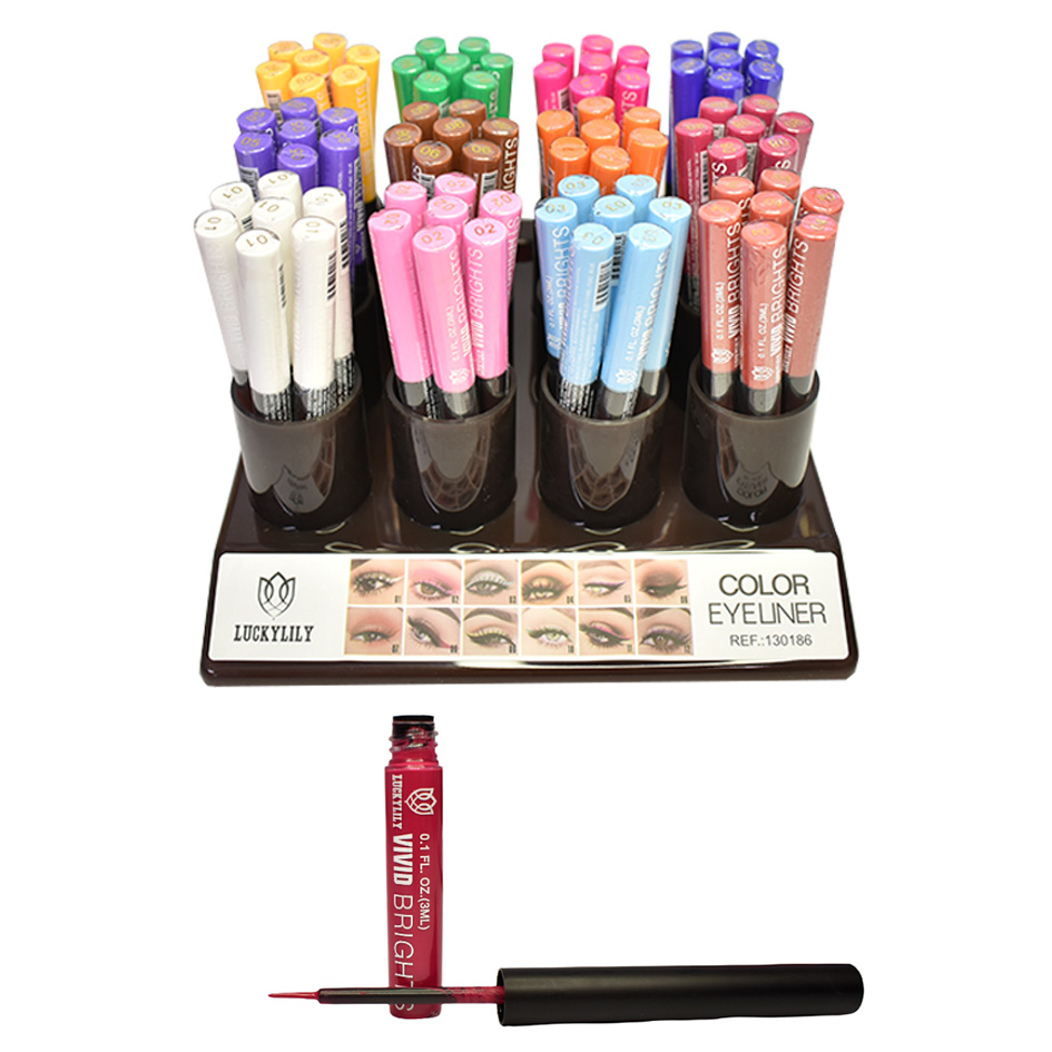 Delineador liquido de colores Vivid Brights 3ML Lucky Lily colores surtidos