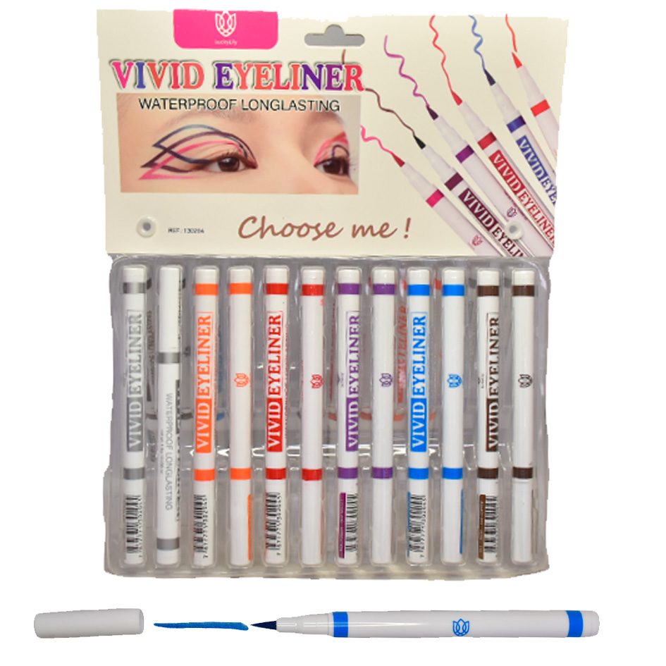 Delineadores de colores a prueba de agua vivid eyeliner Lucky lily