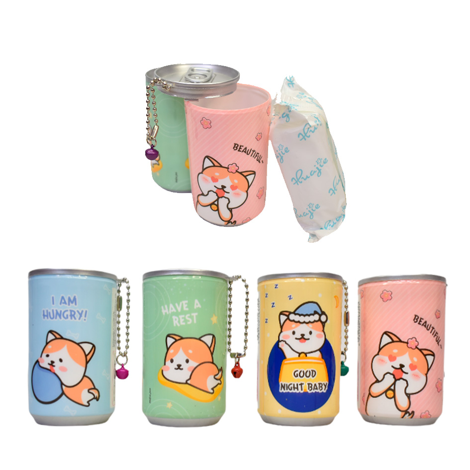 Toallas desmaquillantes en lata diseño de gato