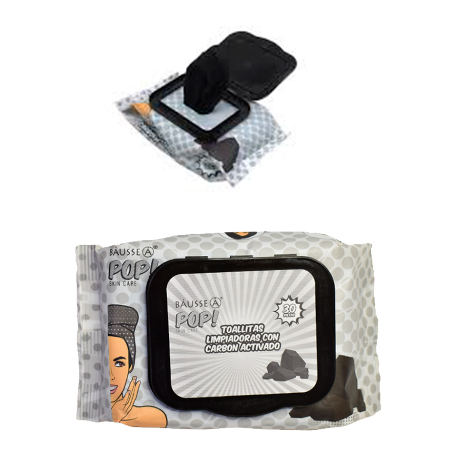 Toallita desmaquillante con carbón activado Bausse