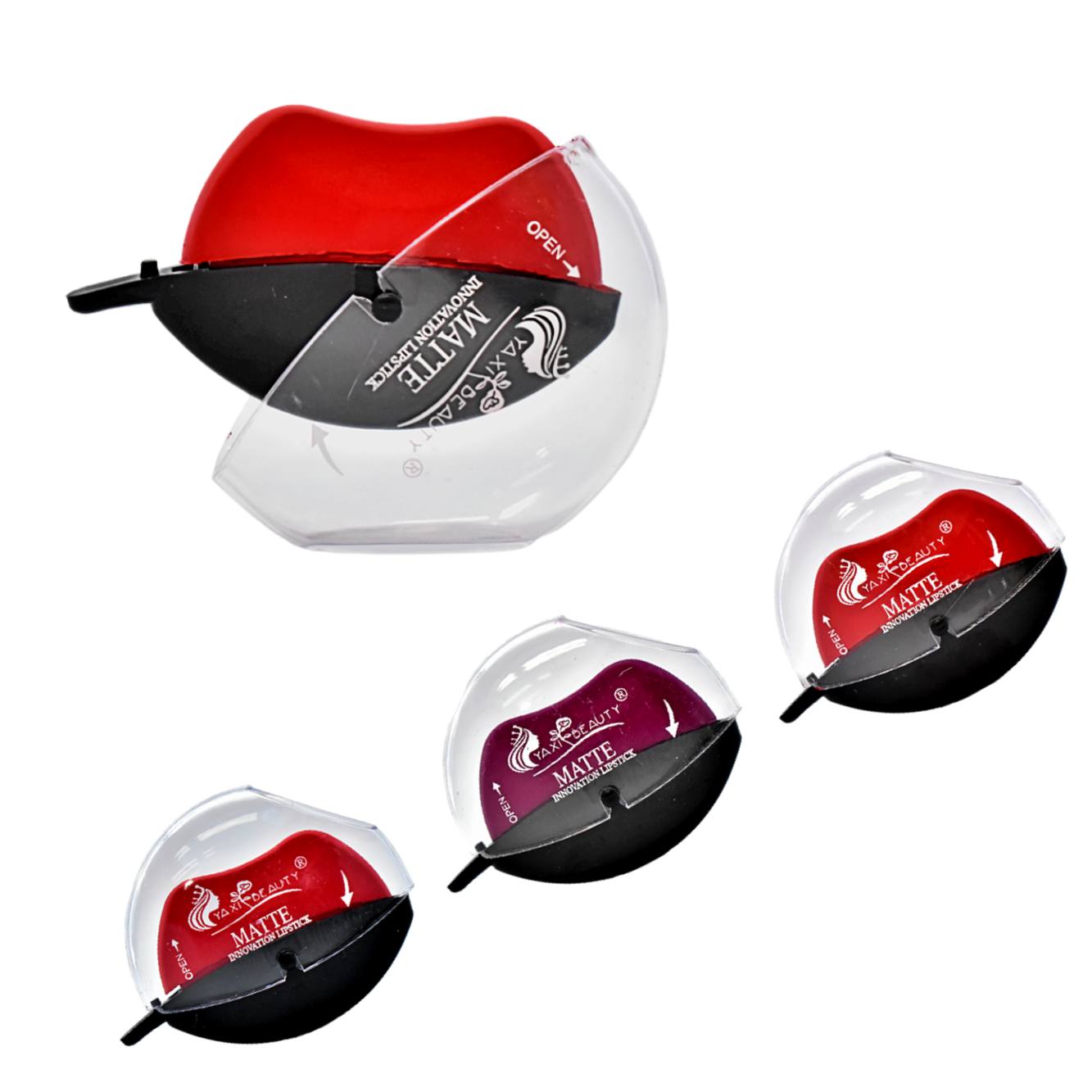 Labial En Barra En Forma De Labios Yaxi Beauty Y Favor Beauty Surtidos - Imagen 2