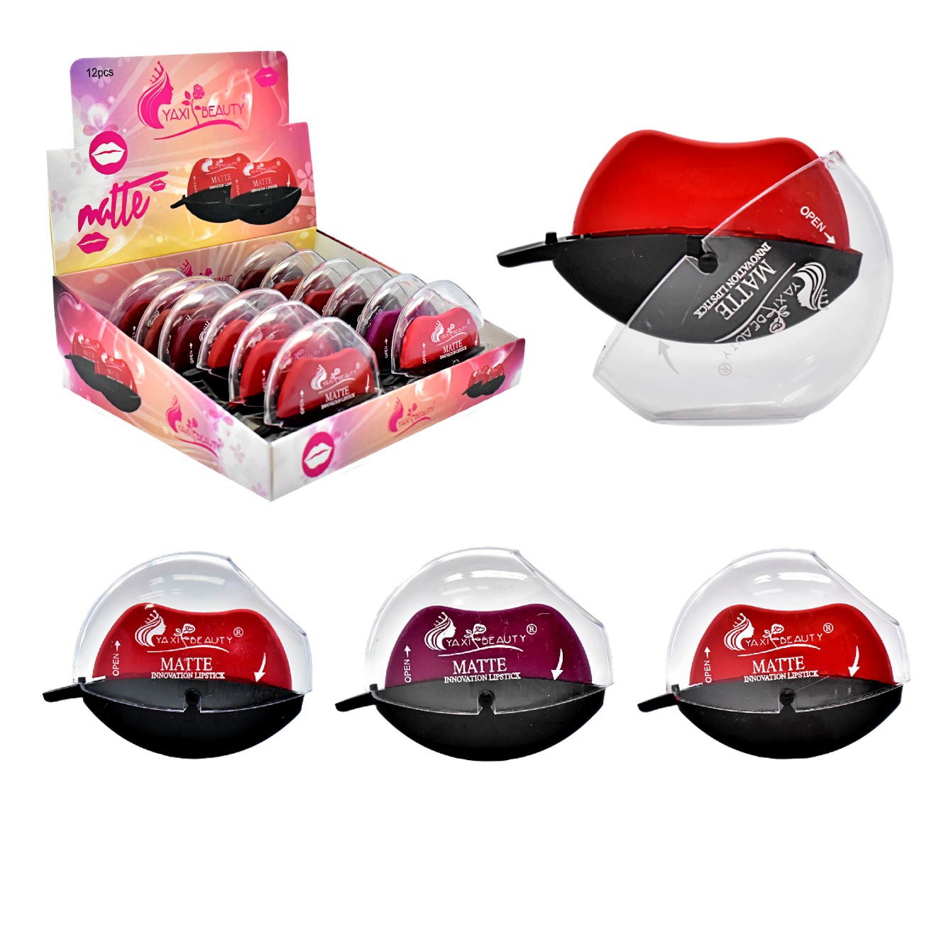 Labial En Barra En Forma De Labios Yaxi Beauty Y Favor Beauty Surtidos