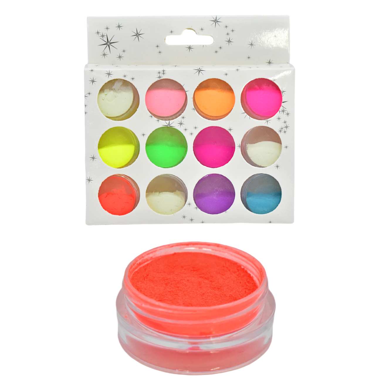 Set de decoración para uñas Neón caja blanca