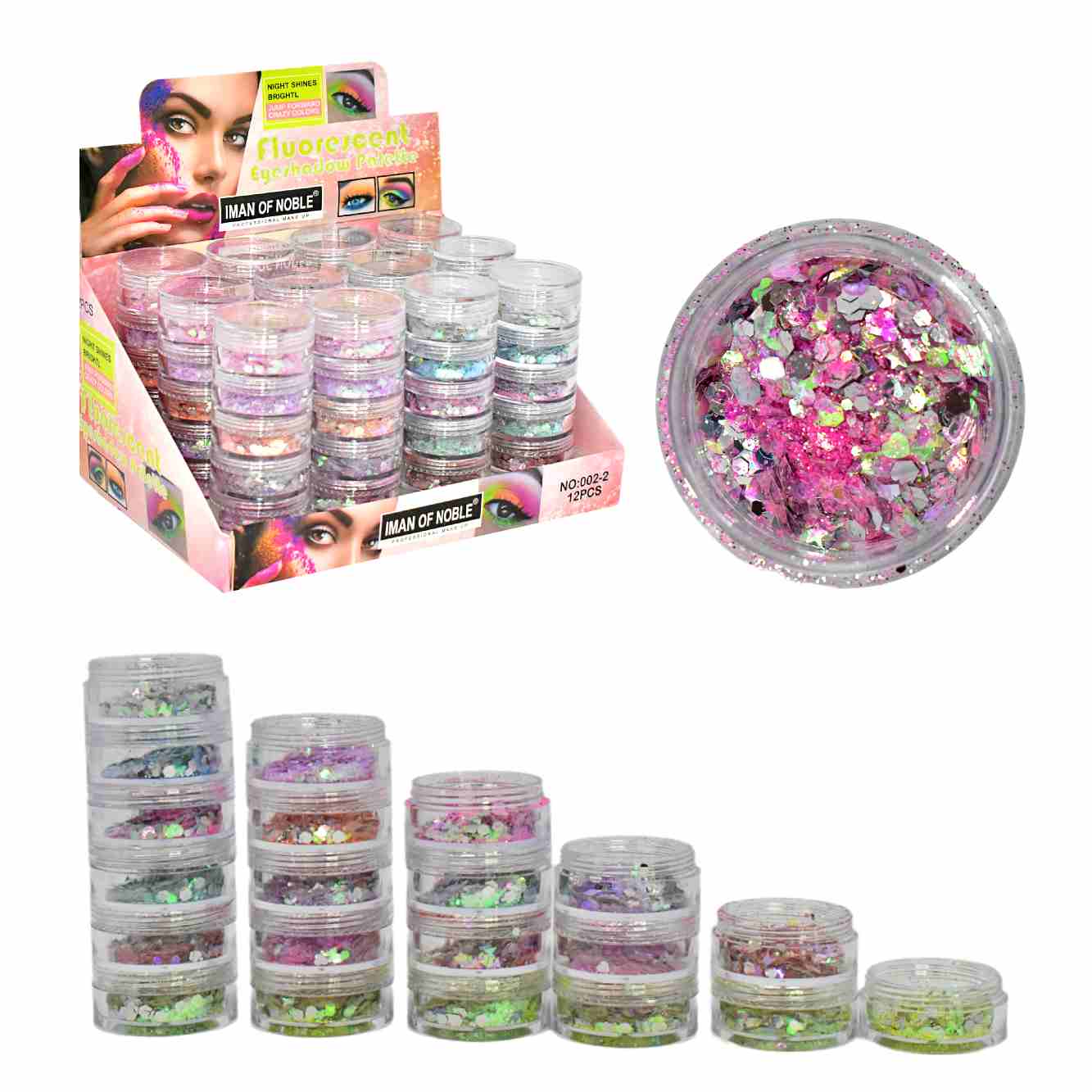 Torre de pigmentos de 6 niveles con diferentes decoraciones Iman Of Noble