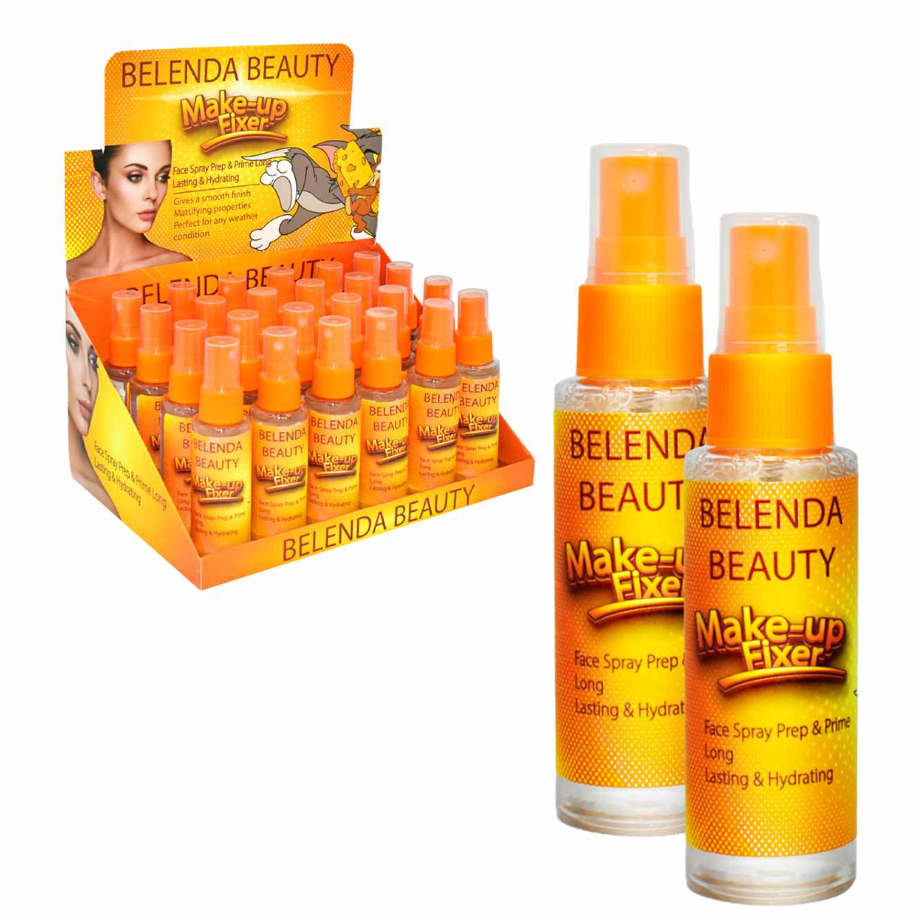 Fijador para maquillaje en spray Tom y Jerry Belenda Beauty