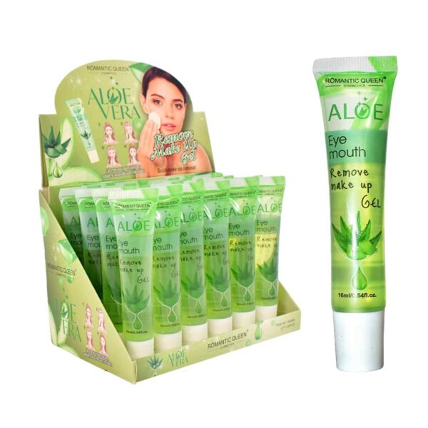 Desmaquillante de ojos y labios tipo GEL de aloe vera Romantic Queen