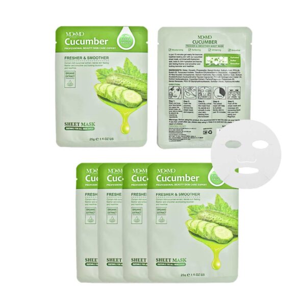 Mascarilla facial de pepino 25G MO&MO