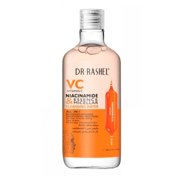 Agua limpiadora Dr Rashel micelar con niacinamida y esencia de VC 350ML