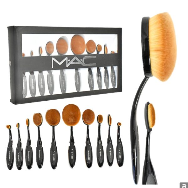 Set De Brochas Mac Mango Grueso 10U