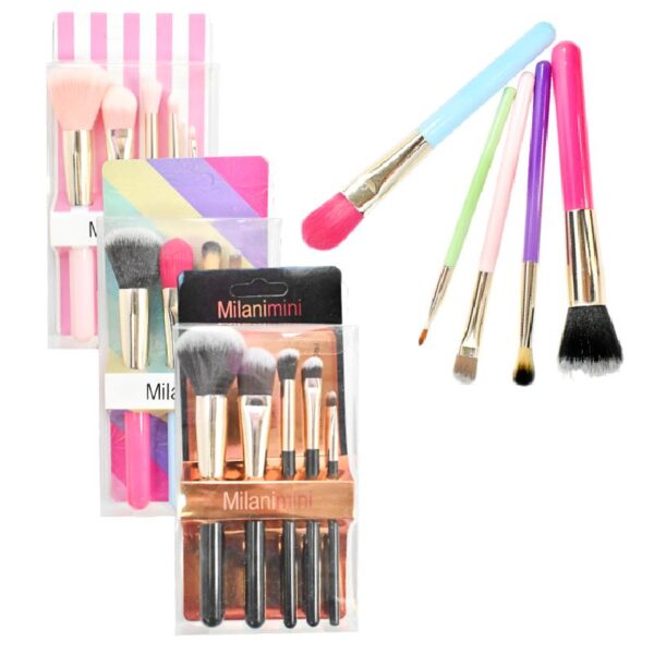 Set De Brochas Milanimini 5 Unidades