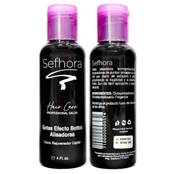 Gotas Sefhora Efecto Bottox Alisadoras Surtidas
