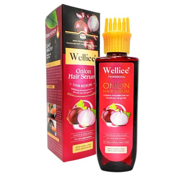 Gotas Capilares Con Extracto de Cebolla y Colageno Wellice