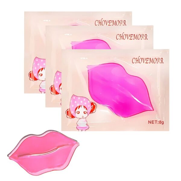 Colágeno para labios empaque rosado Chovemoar