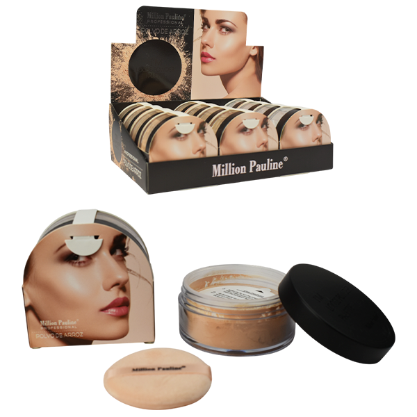 Polvos sueltos de arroz Million Pauline caja negra