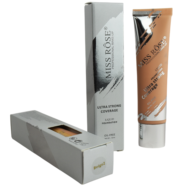 Base de maquillaje líquida de cobertura ultra fuerte Tonos Surtidos Miss Rose - Imagen 5