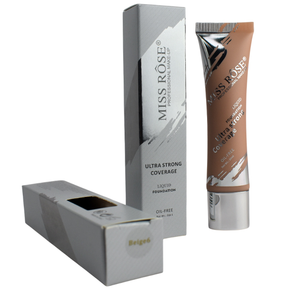 Base de maquillaje líquida de cobertura ultra fuerte Tonos Surtidos Miss Rose - Imagen 8